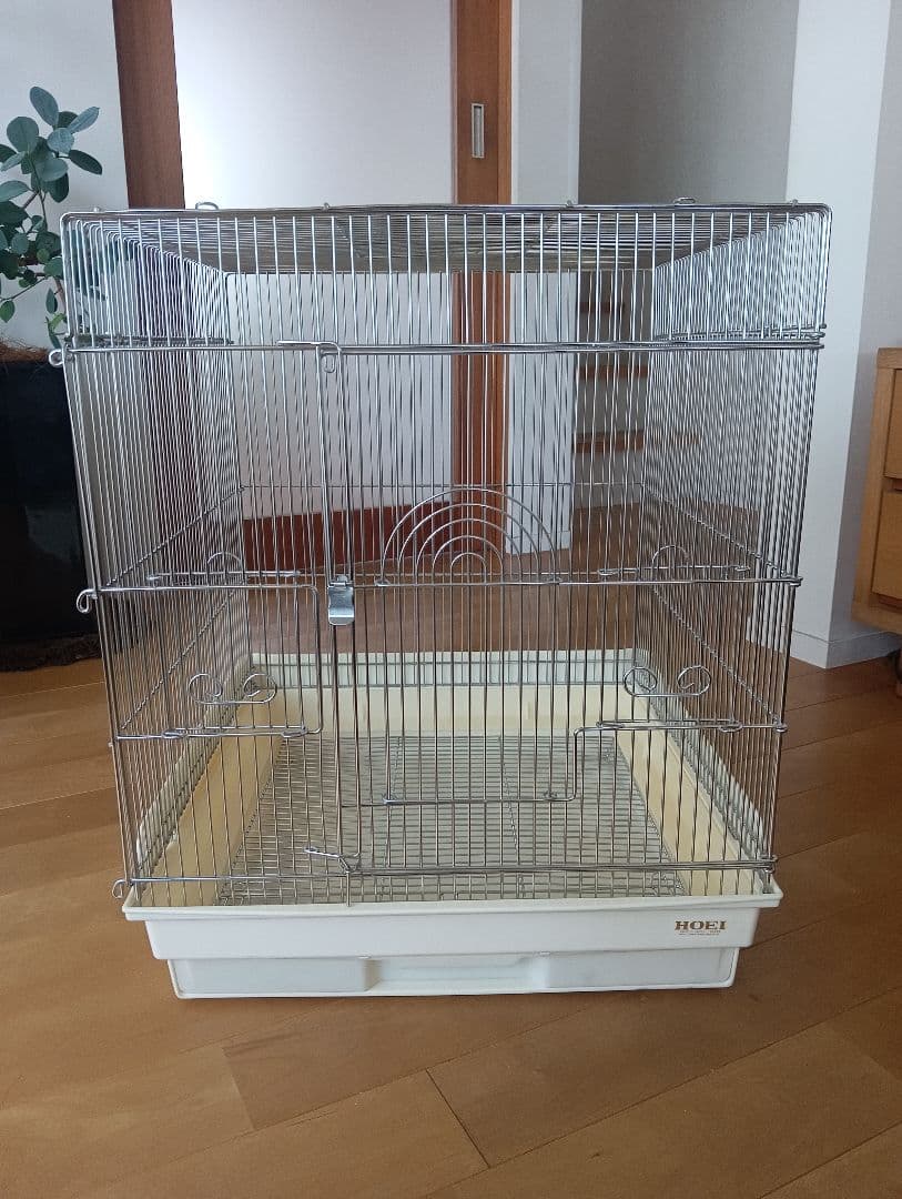 HOEI　鳥かご　ステンレス製　インコ　ケージ