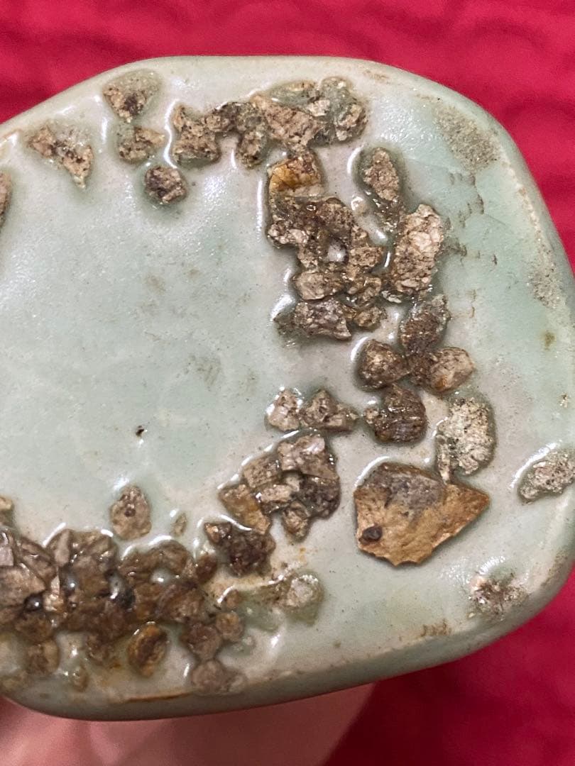 12世紀 高麗青磁 文官形水滴　 (検/文房具李朝徳利酒器新羅唐津古宋備前）