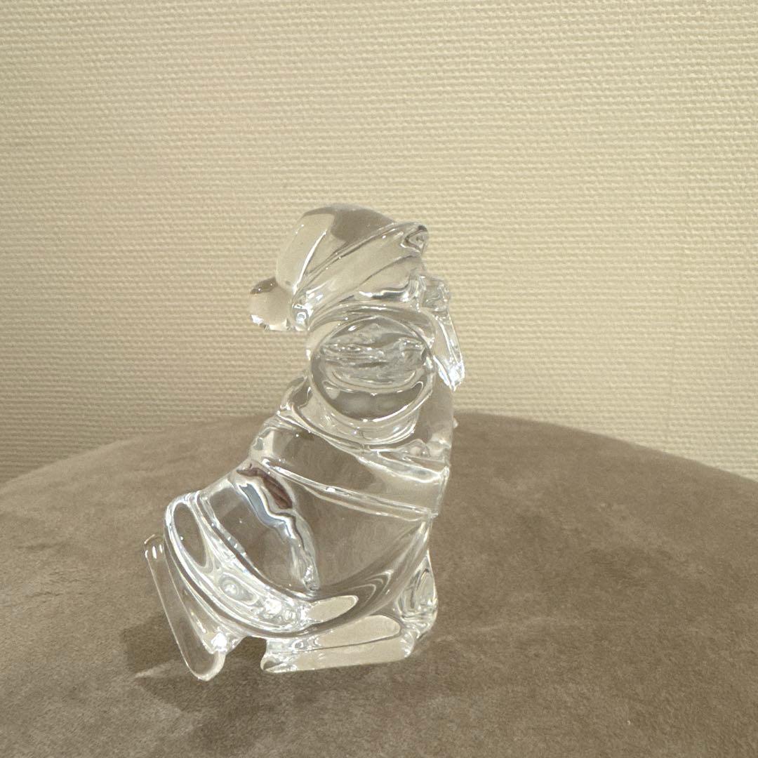 バカラ　サンタクロース　置物