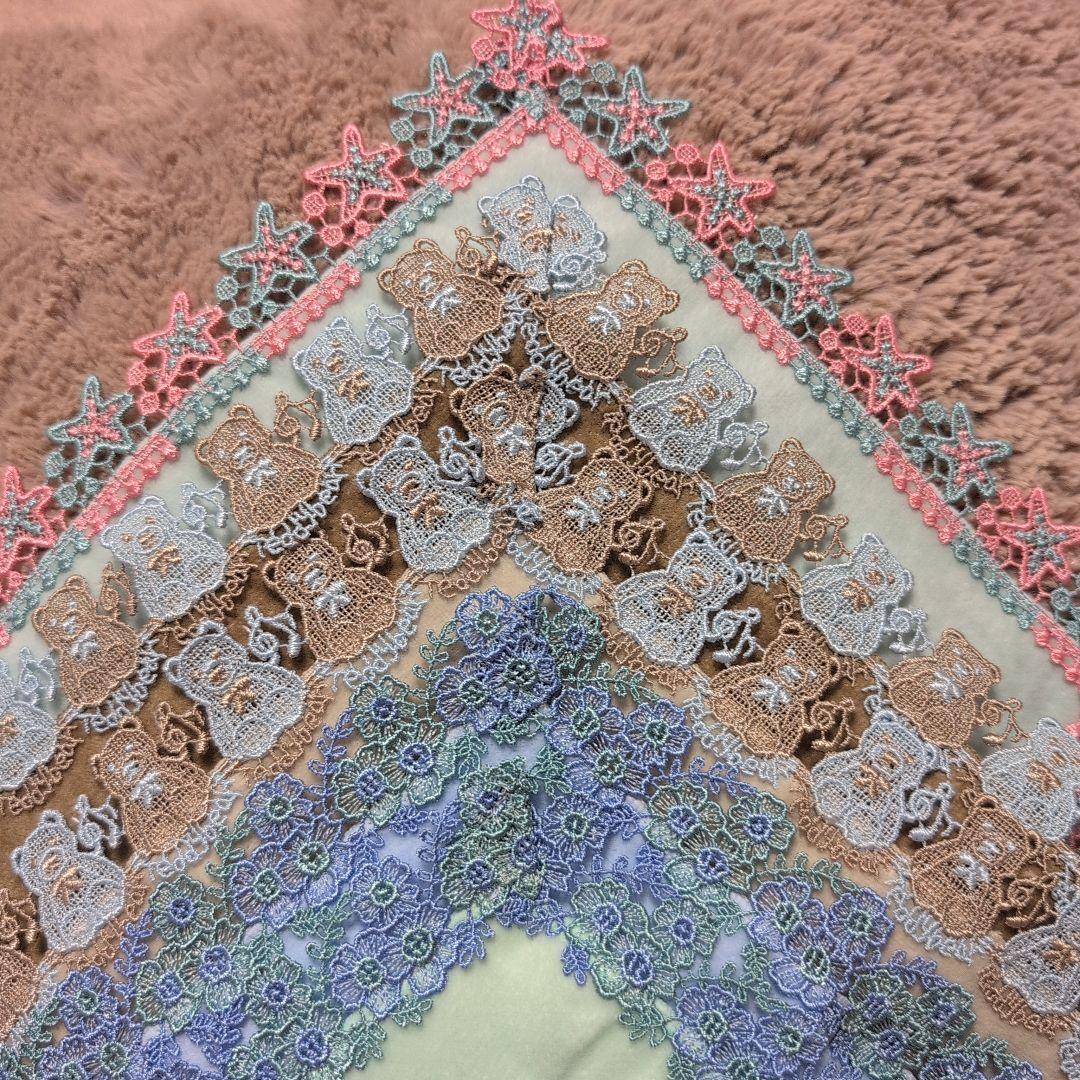 sayasann 近沢レース タオルハンカチ 5枚セット