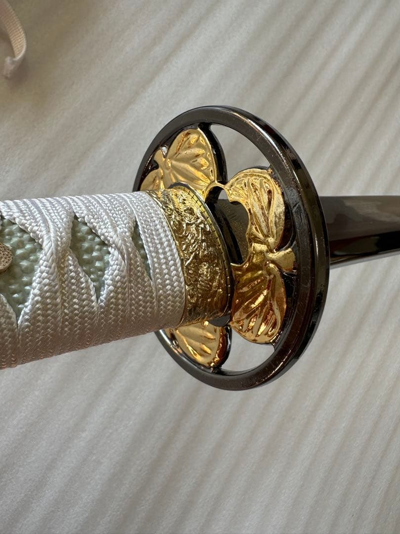 新品 模造刀　打刀 青い鞘　コスプレ 鞘付き長さ約105cm 26A1