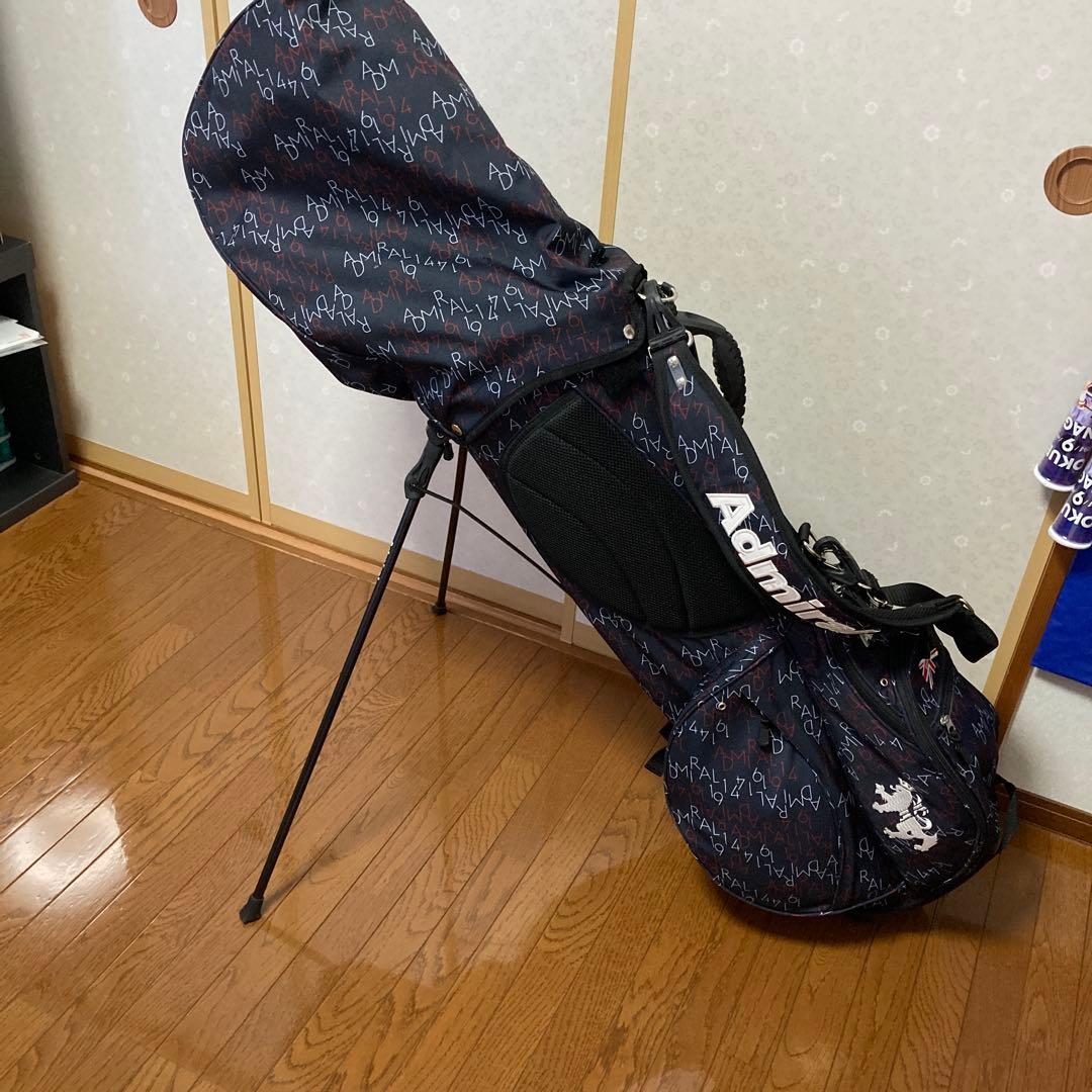 Admiral ネイビー ゴルフバッグ