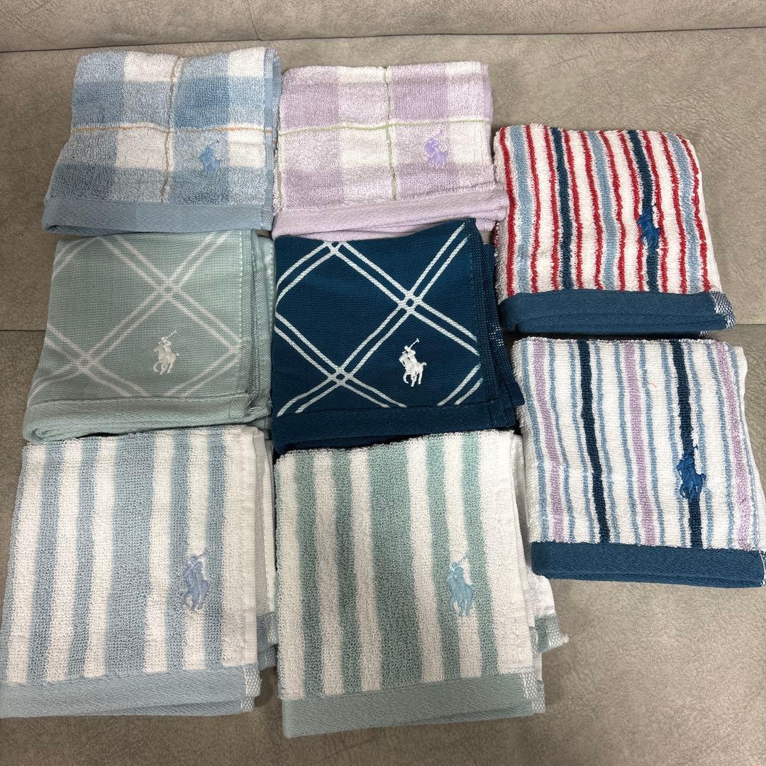 りぁら 新品　未使用ラルフローレンハンカチタオル32枚セット