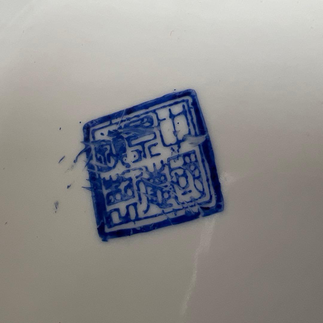 中国景徳鎮　薄胎　大花瓶　箱付　高さ約65㎝　東Y8-0128☆2Fタサオ