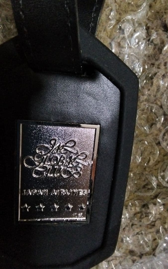 JAL純銀ネームタグ星5つ純銀刻印あり