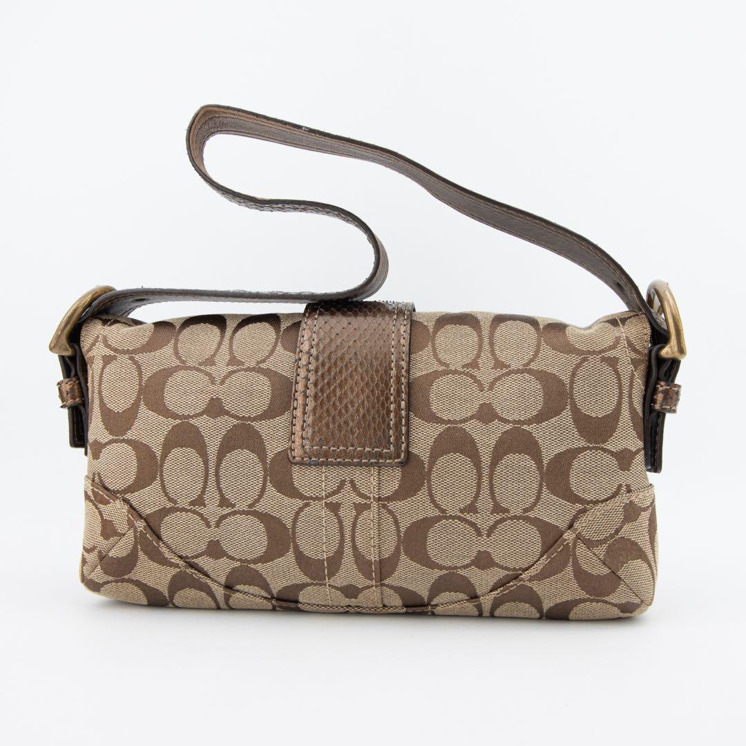 A145【COACH／コーチ】ソーホー　ハンドバッグ　ワンショルダー　シグネチャ
