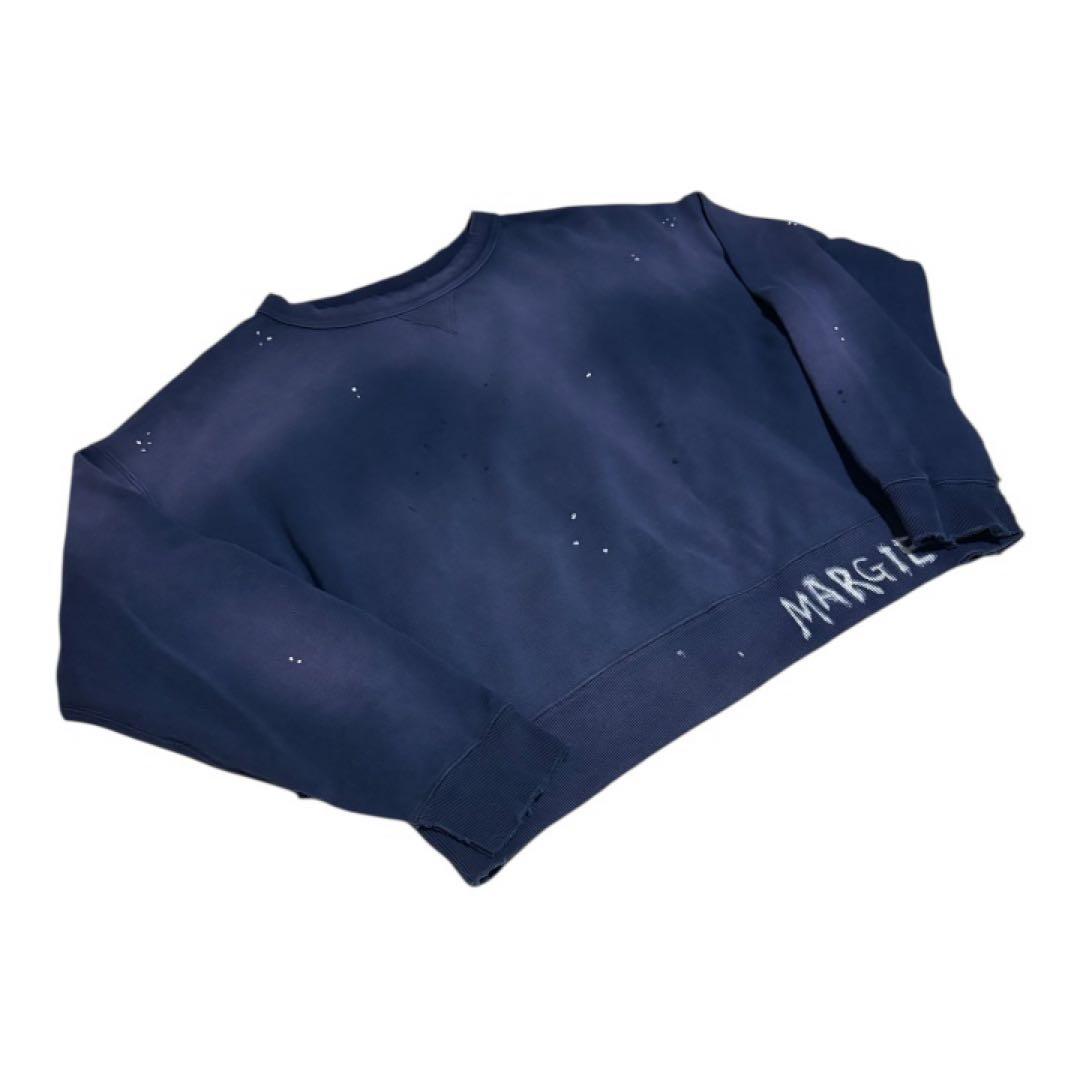 MAISON MARGIELA 24ss ペイント加工 ヴィンテージスウェット