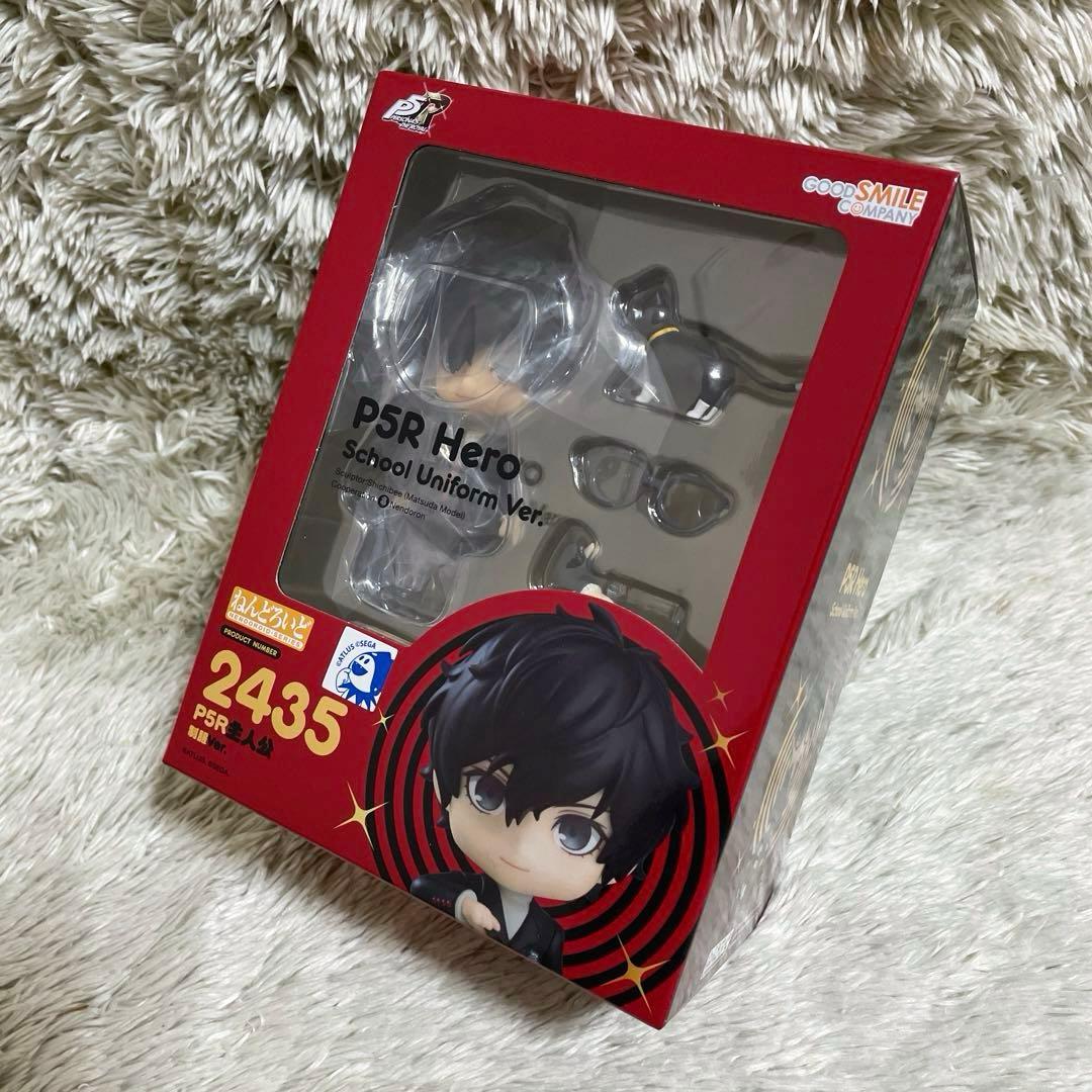 新品未開封 ねんどろいど ペルソナ5 P5S 主人公 制服 ジョーカー 雨宮 蓮