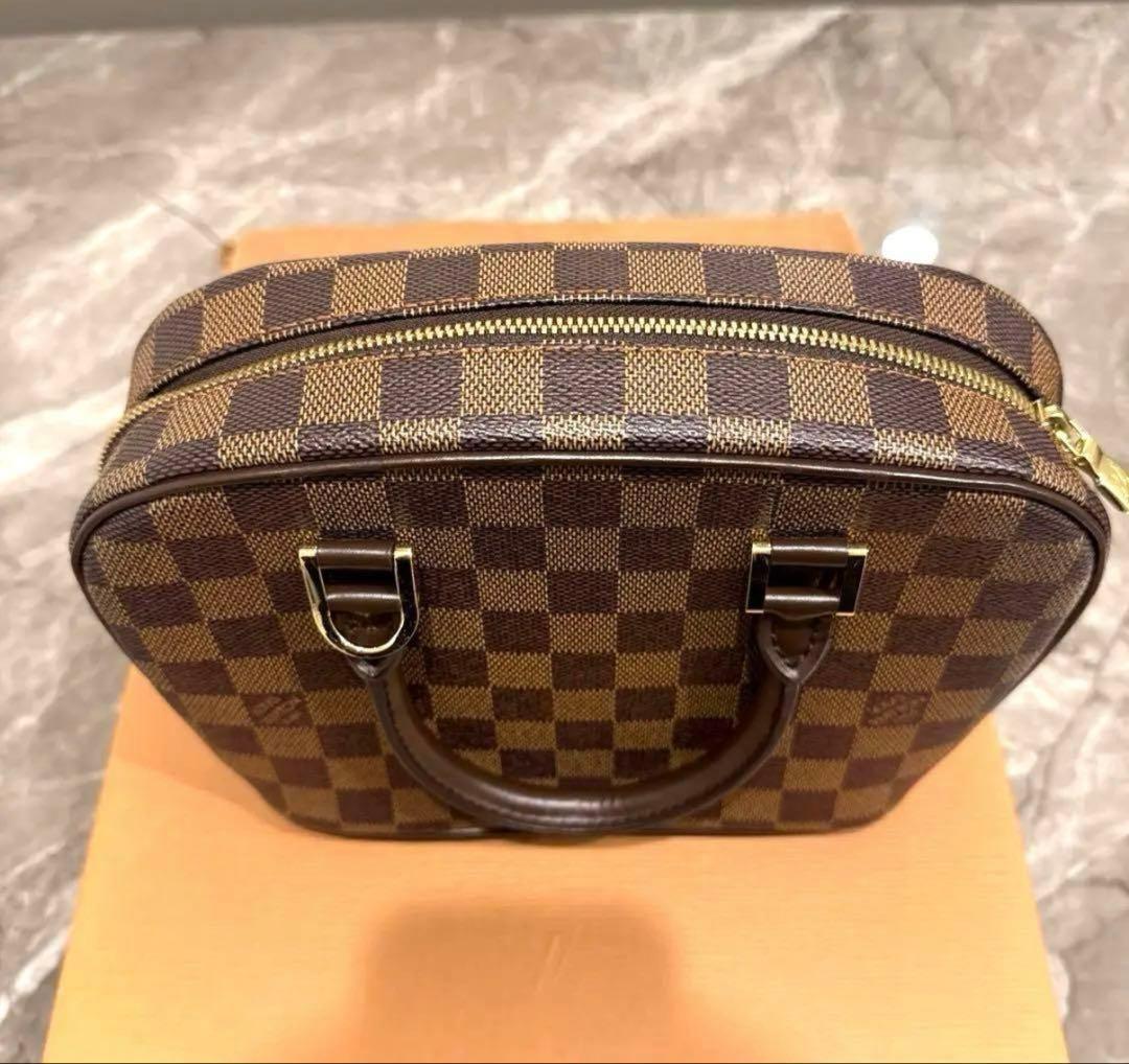 極美品ルイ・ヴィトン LOUIS VUITTON ダミエ サリア ハンドバッグ