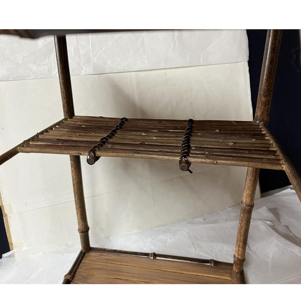 F1456 綾瀬棚 煎茶棚 紙箱入り 棚 茶棚 茶道具