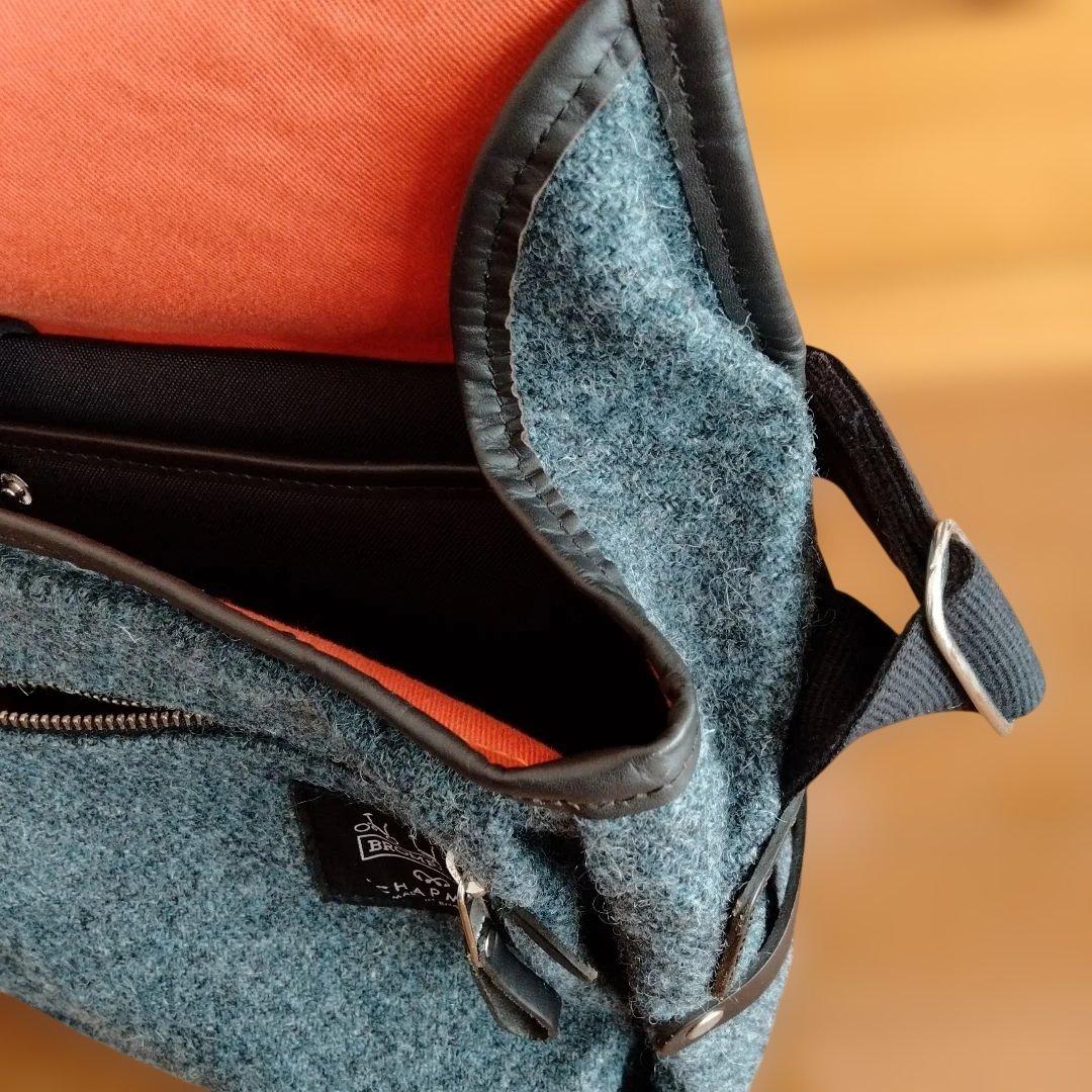 BROMPTON JOHN CHAPMAN ツイード フロントバッグ