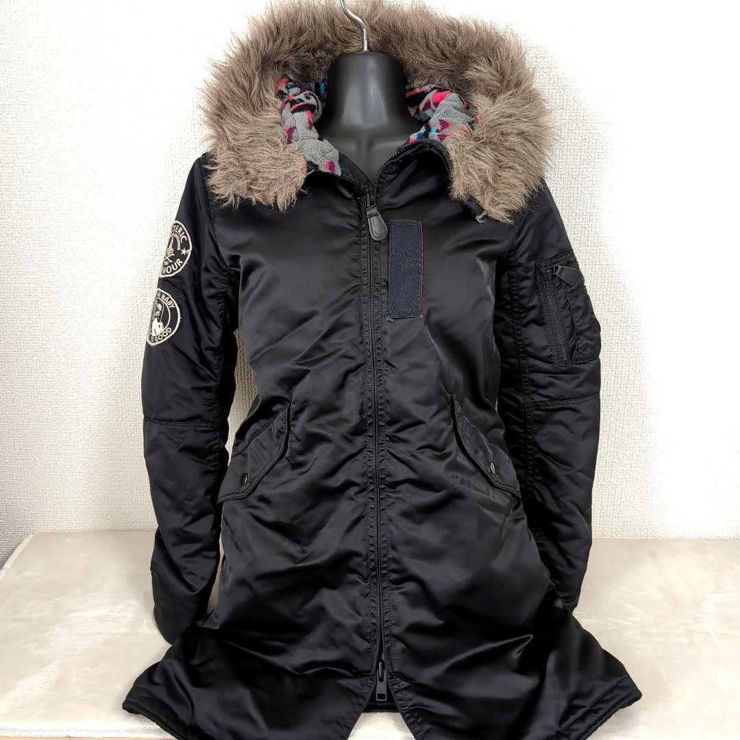 dr1 HYSTERIC GLAMOUR モッズコート 黒 レディースL相当