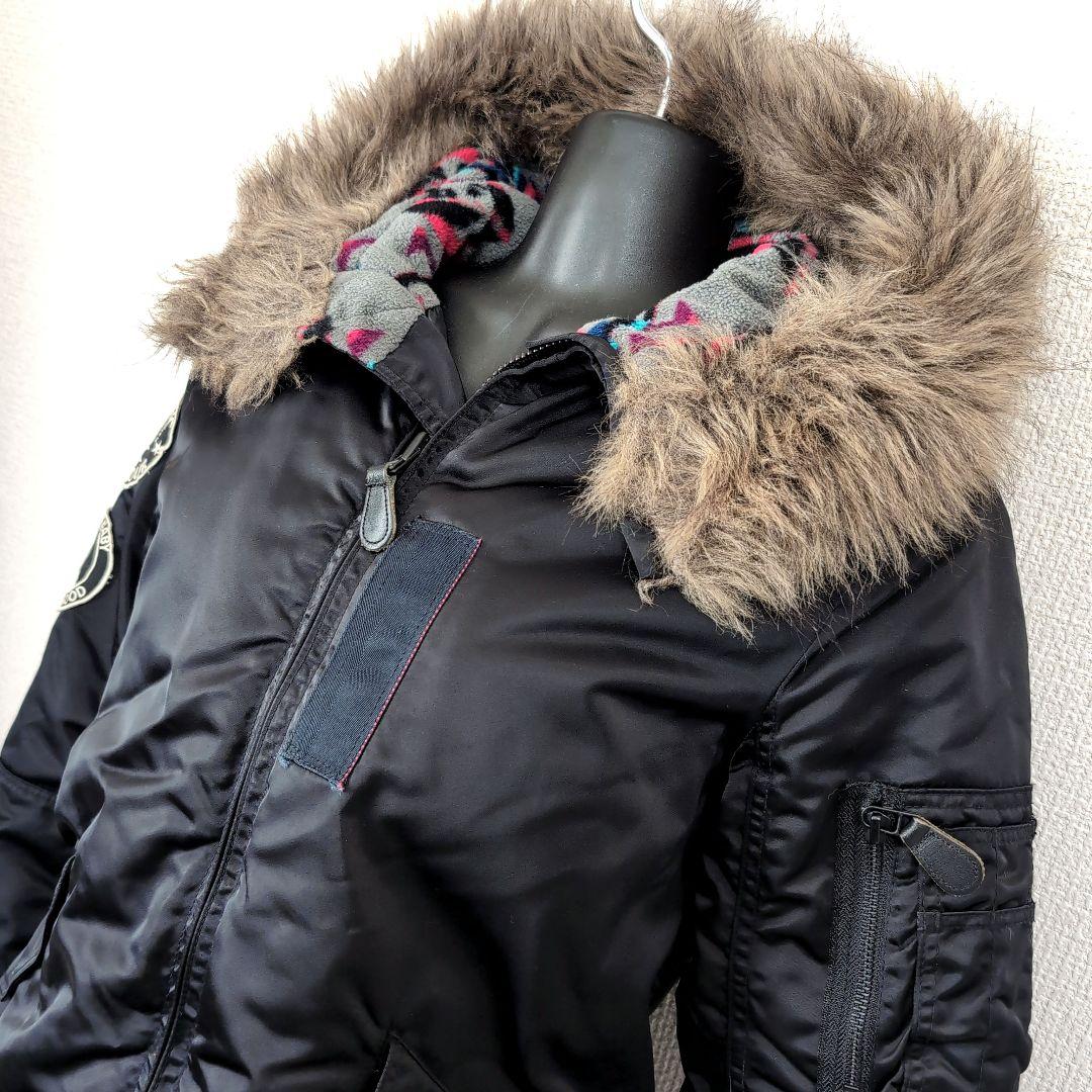 dr1 HYSTERIC GLAMOUR モッズコート 黒 レディースL相当