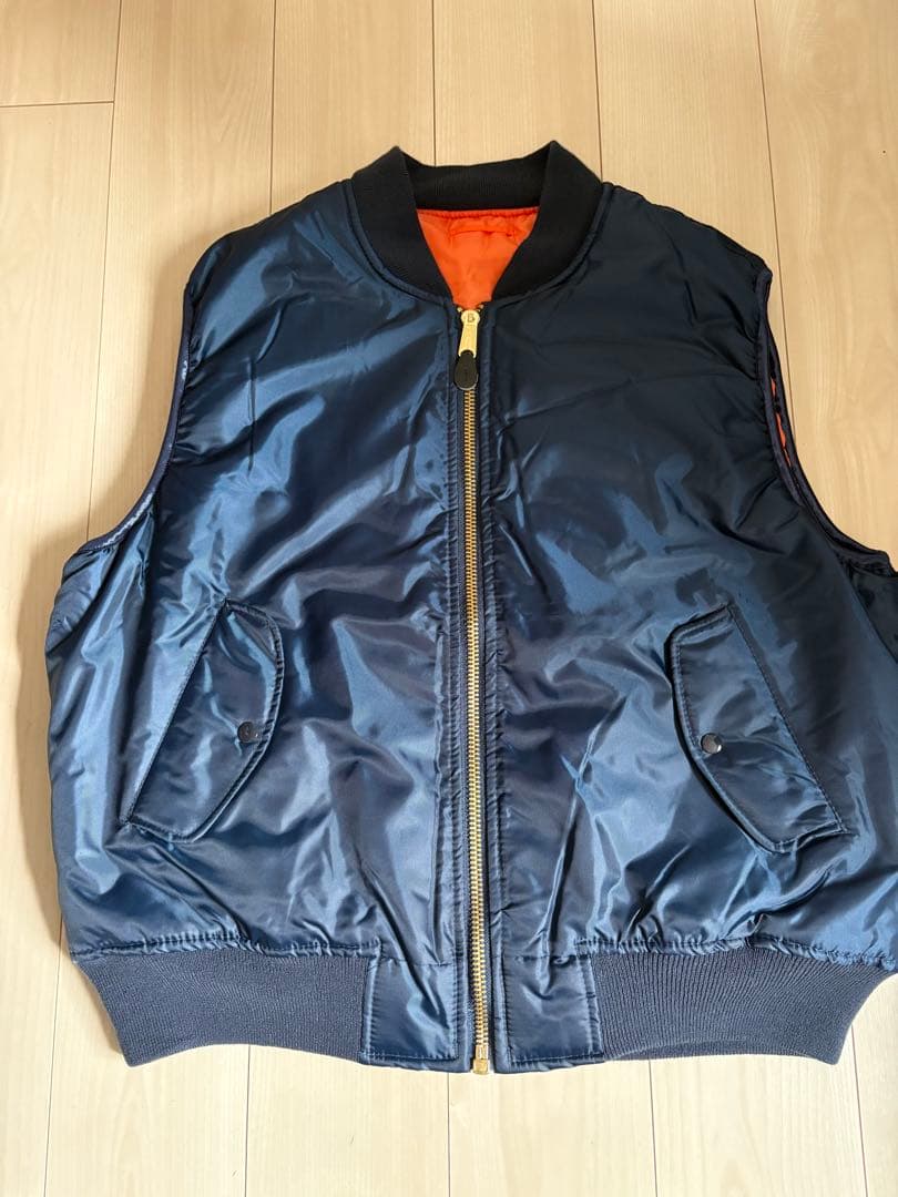 三軒茶屋US購入　Customized MA-1 Cut Off Vest