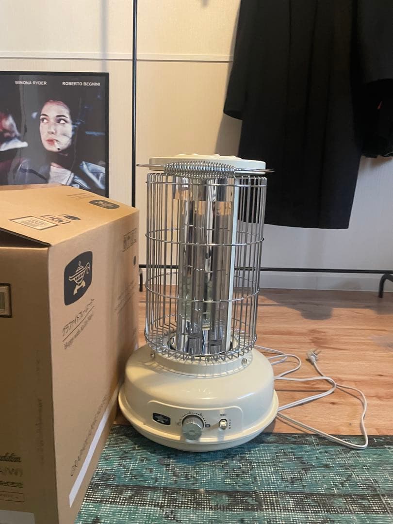 アラジン グラファイトフレームヒーター AEH-GF80A(W) 電気ストーブ