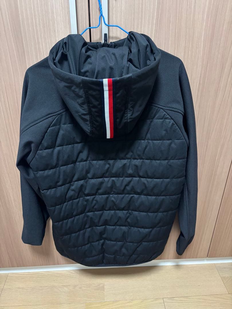 トミーヒルフィガー ゴルフ 中綿ジャケット フード付 ブラック L