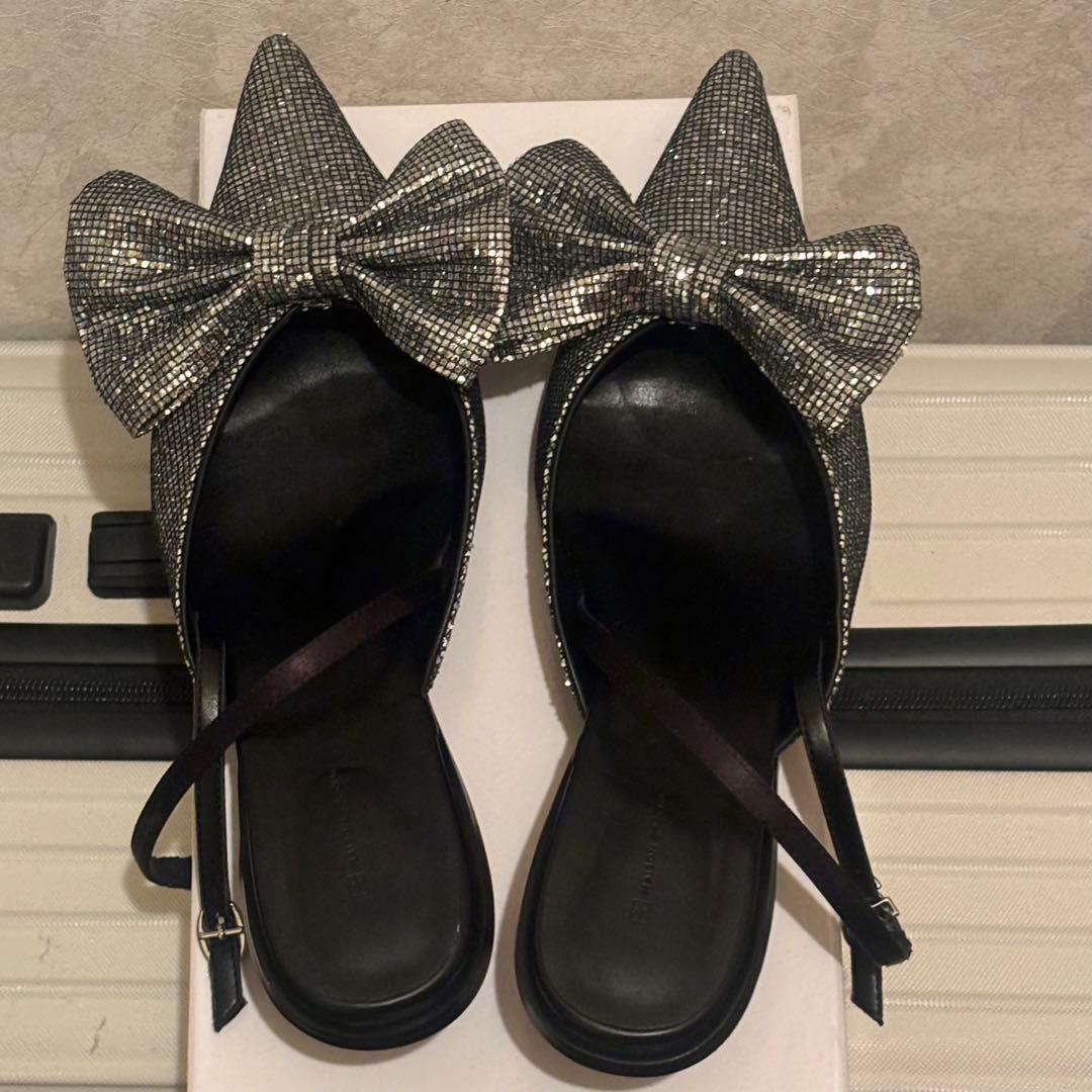 MAISON SPECIAL 2wayRibbonMule/2WAリボンミュール