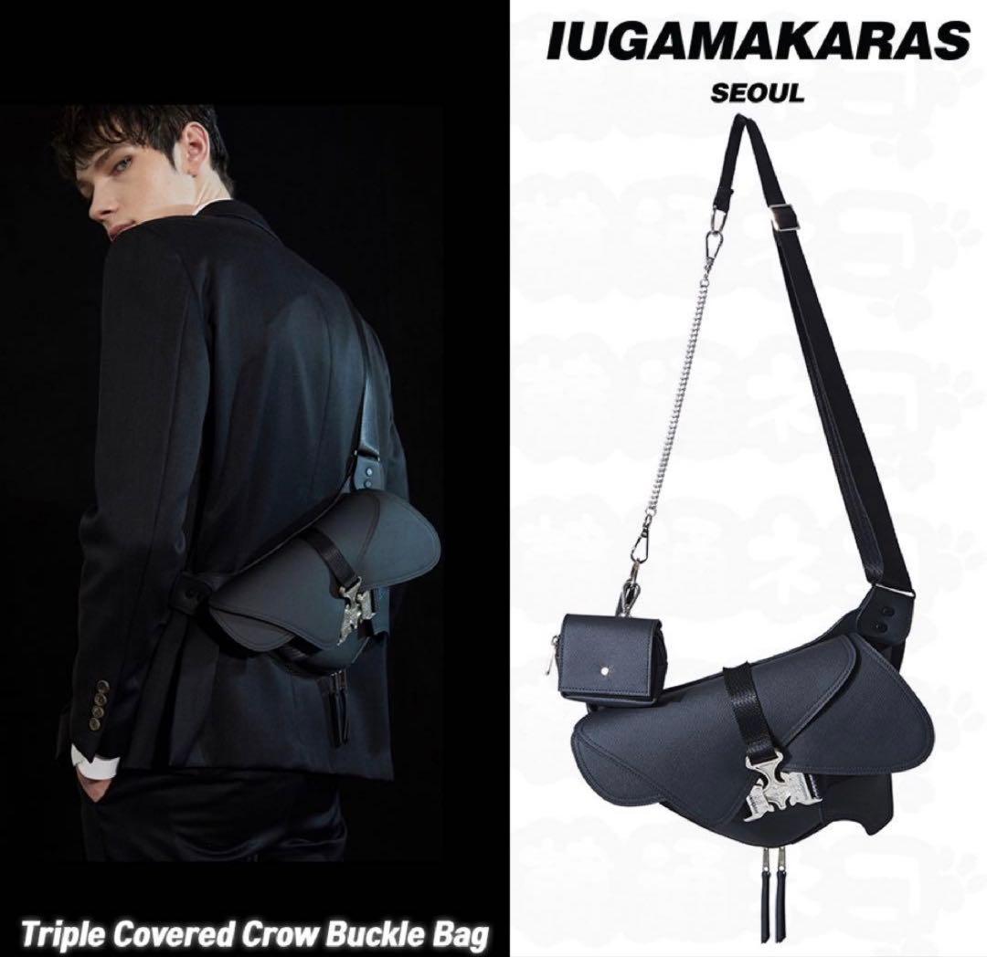 バッグ IUGAMAKARAS Triple CoveredCrowBucklebag