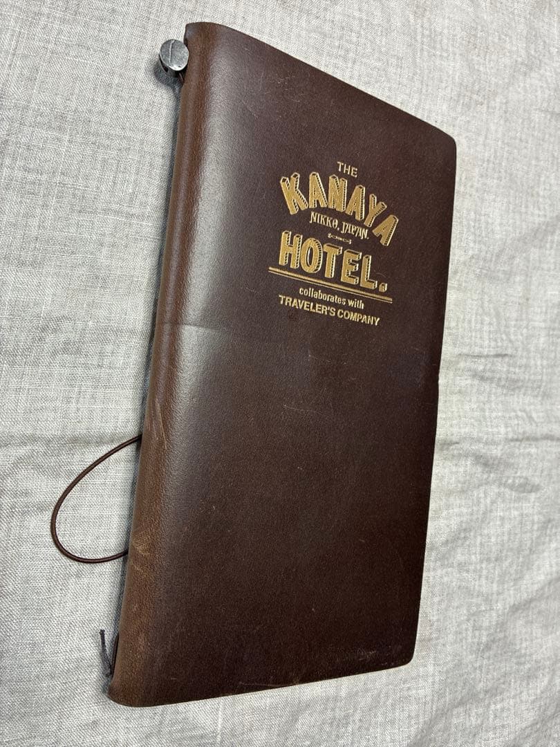 【未使用】トラベラーズノート 限定 金谷ホテル レギュラーサイズ ブラウン