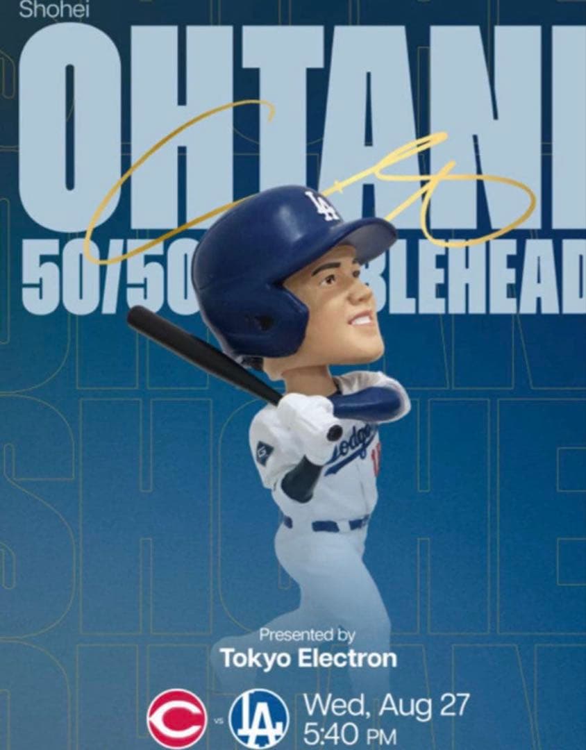 【美品】大谷翔平　ボブルヘッド　50/50 セット　ドジャース　来場者限定