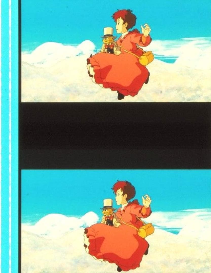 耳をすませば 35mm映画フィルム 連続５コマ 本名陽子 月島雫 ジブリ 宮崎駿