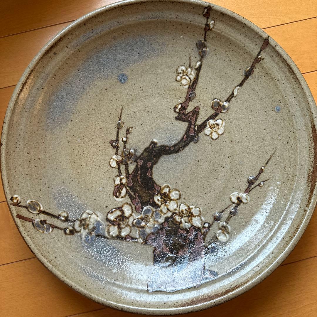 梅柄のお皿