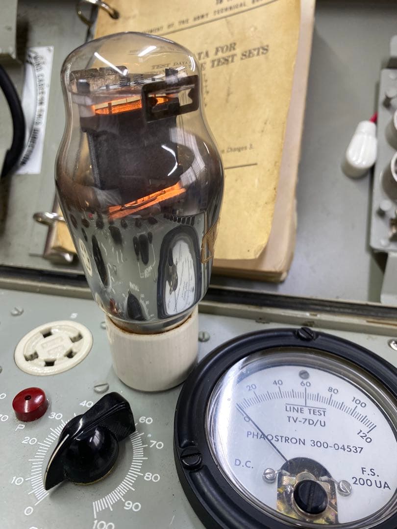 真空管　MAZDA 3T20 ペア　VT-62 801A 試験機測定済