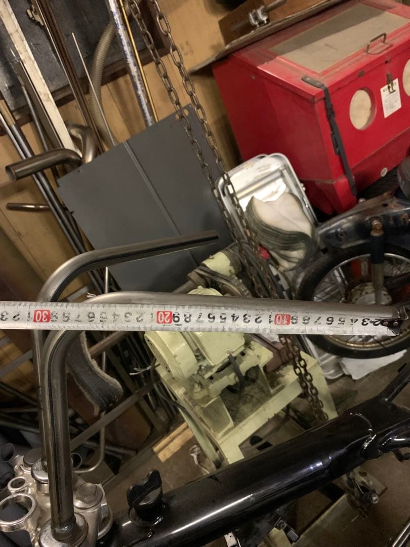 IMF製 クロームメッキ ラビットハンドル #1 SR400 / 500