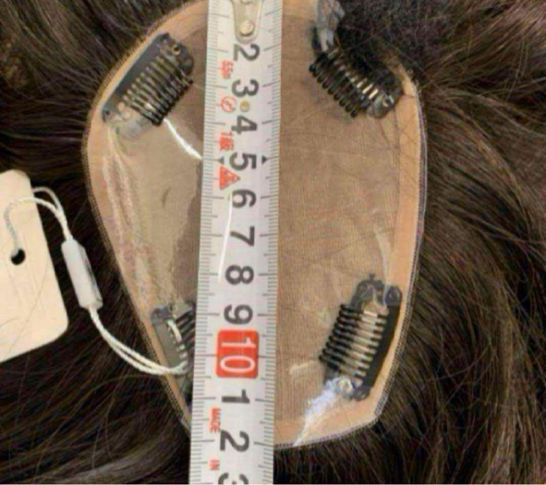 HairDre ヘアドレ L② 人毛100%ウィッグ ダークブラウン黒茶