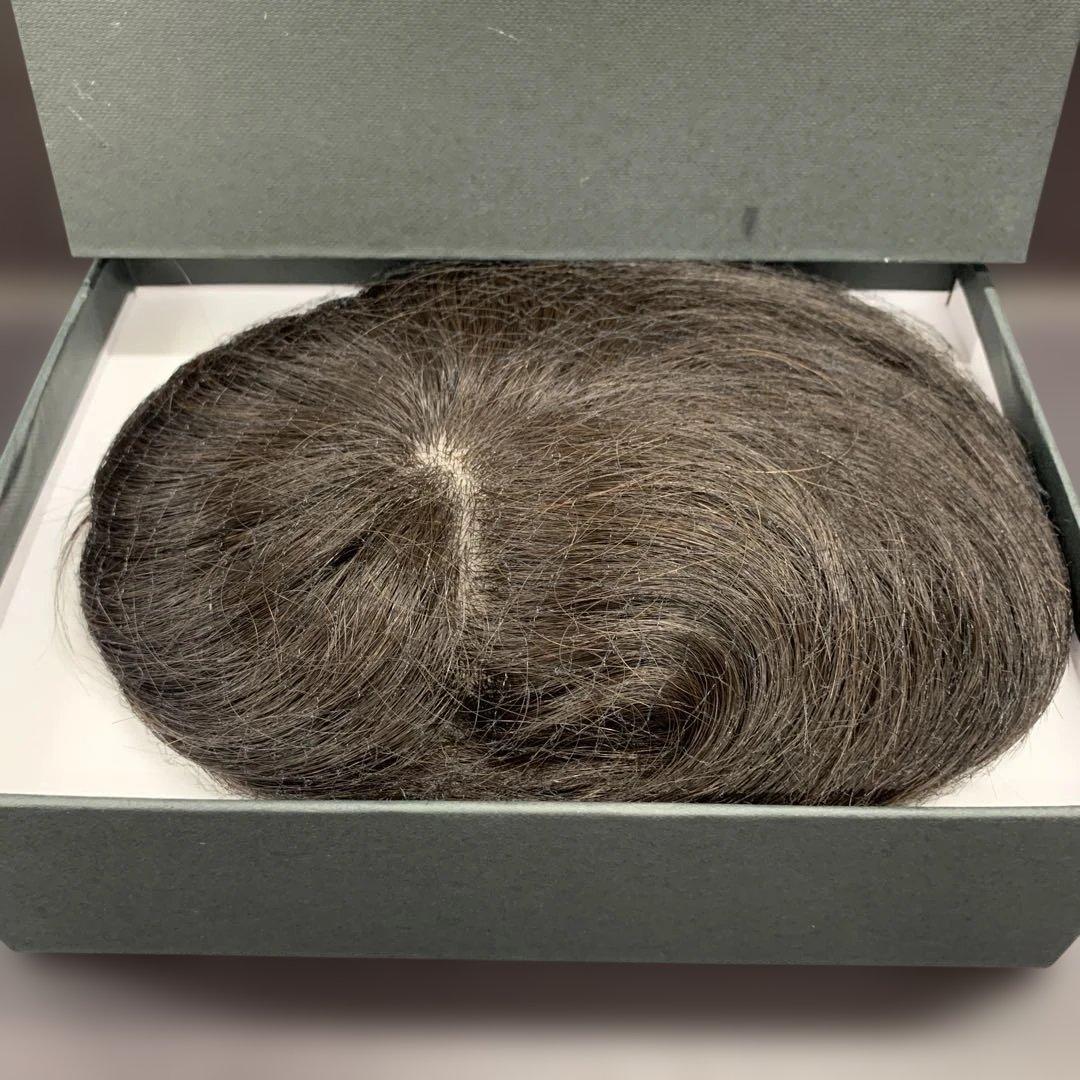 HairDre ヘアドレ L② 人毛100%ウィッグ ダークブラウン黒茶