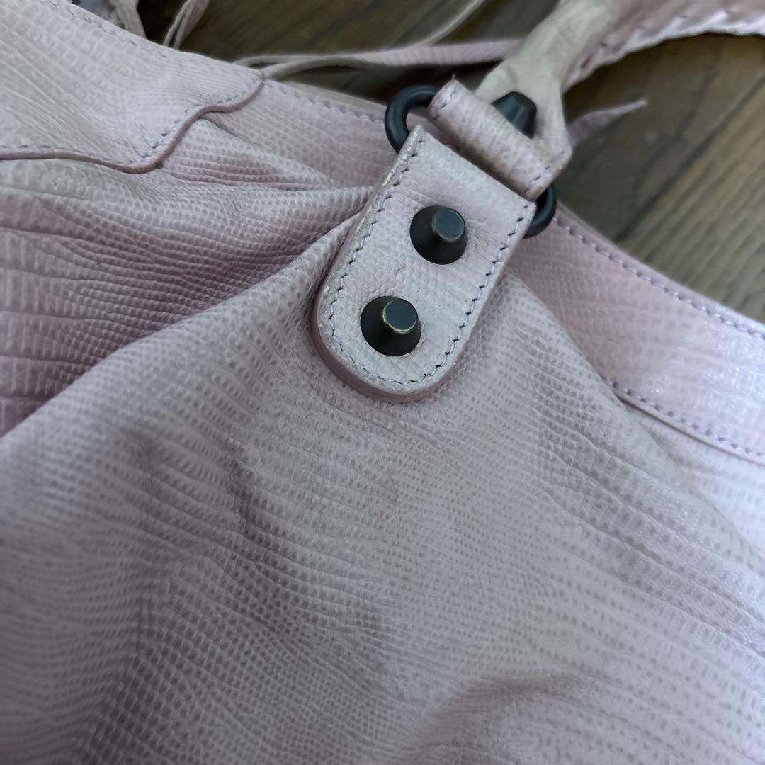 バレンシアガ クラシック バッグ 10周年記念限定モデル 正規品　レア　ピンク