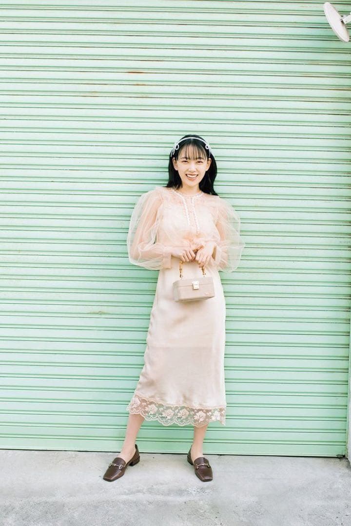 新品未使用 パフスリーブ チュールブラウス Simone Rocha x 