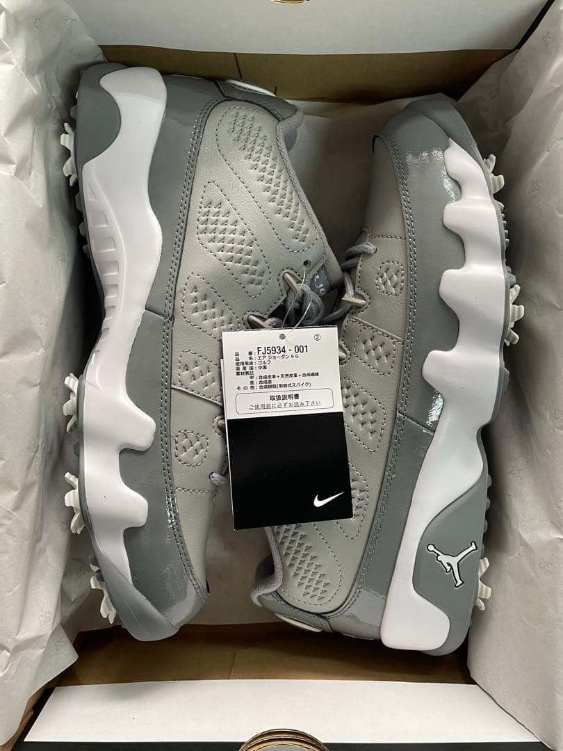 【697】NIKE AIR JORDAN 9 Golf Cool Grey 新品