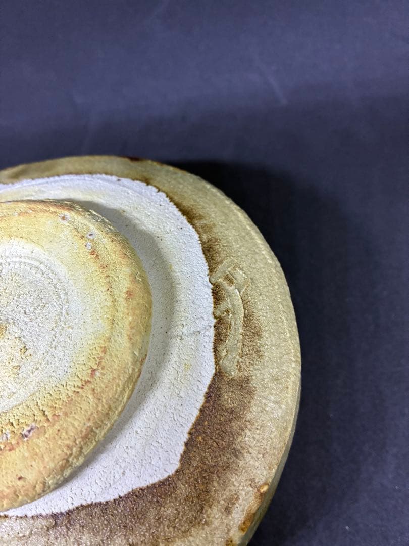 各務周海　黄瀬戸茶碗　共箱