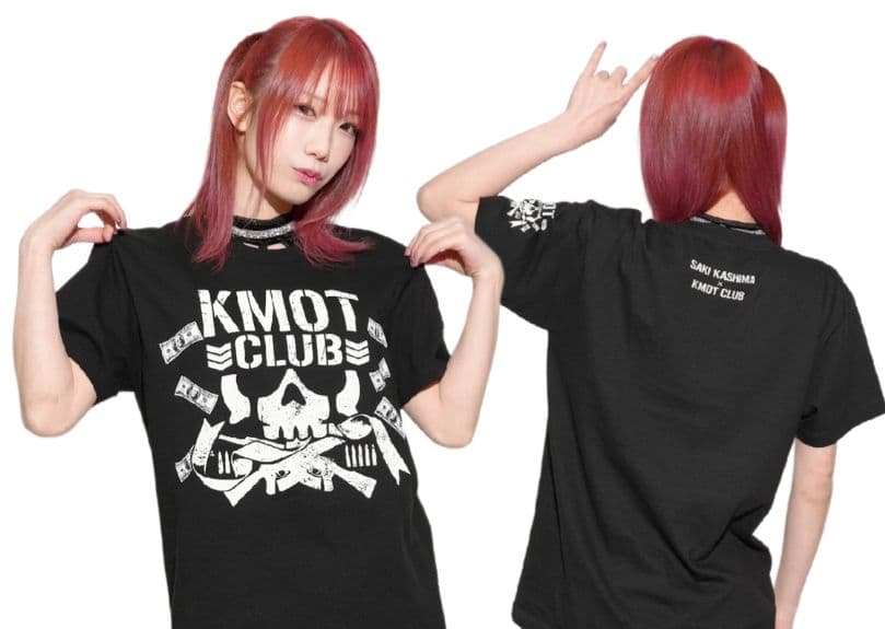 【完売品】 スターダム　鹿島沙希 × KMOT CLUB Tシャツ　Mサイズ