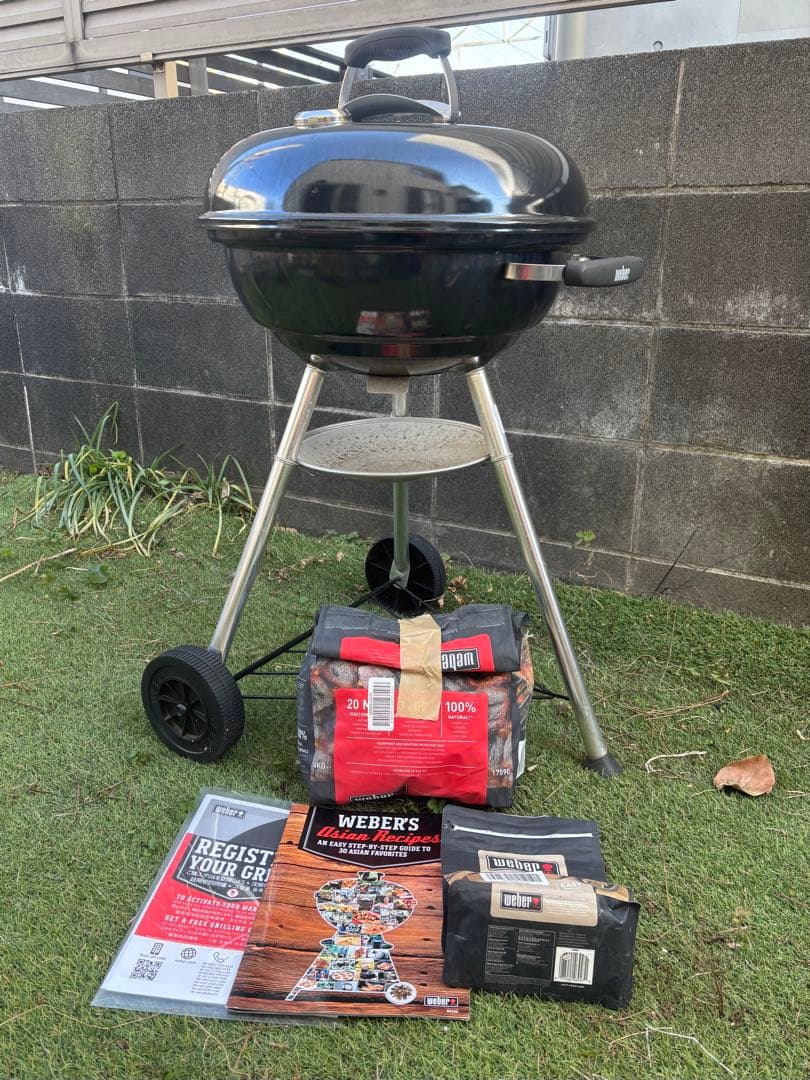 Weber バーベキューグリル BBQ 炭・着火剤付き