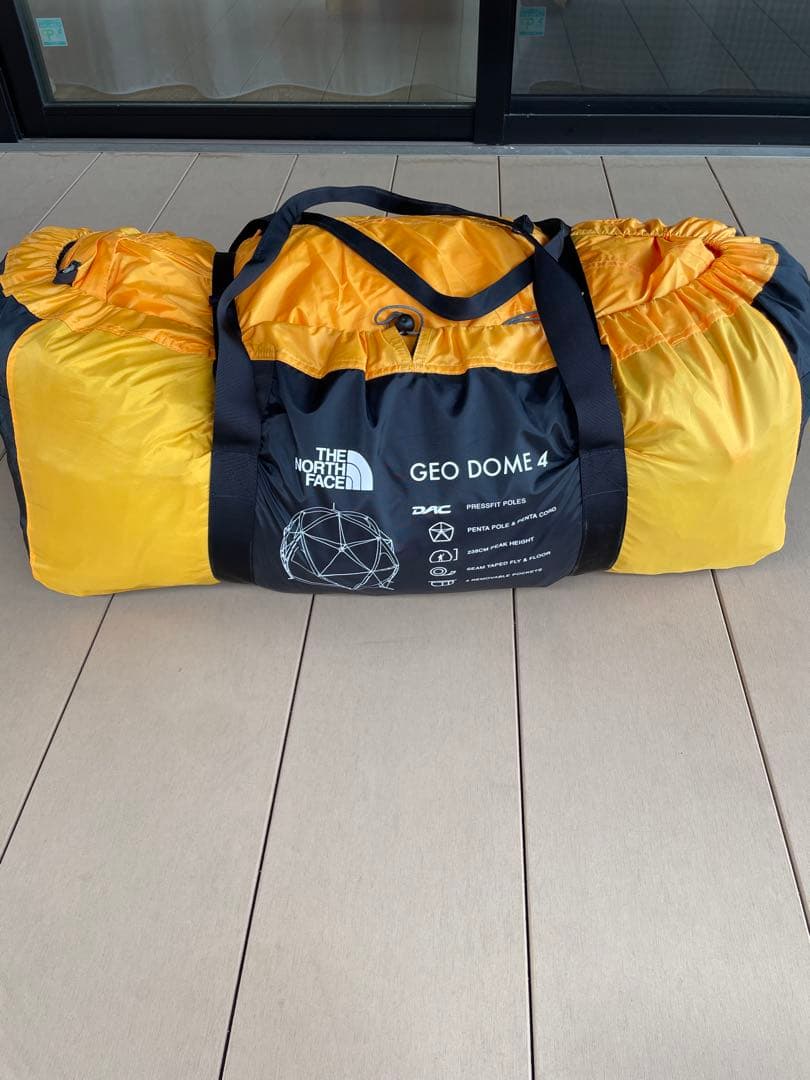 THE NORTH FACE ジオドーム4 、フットプリント付き