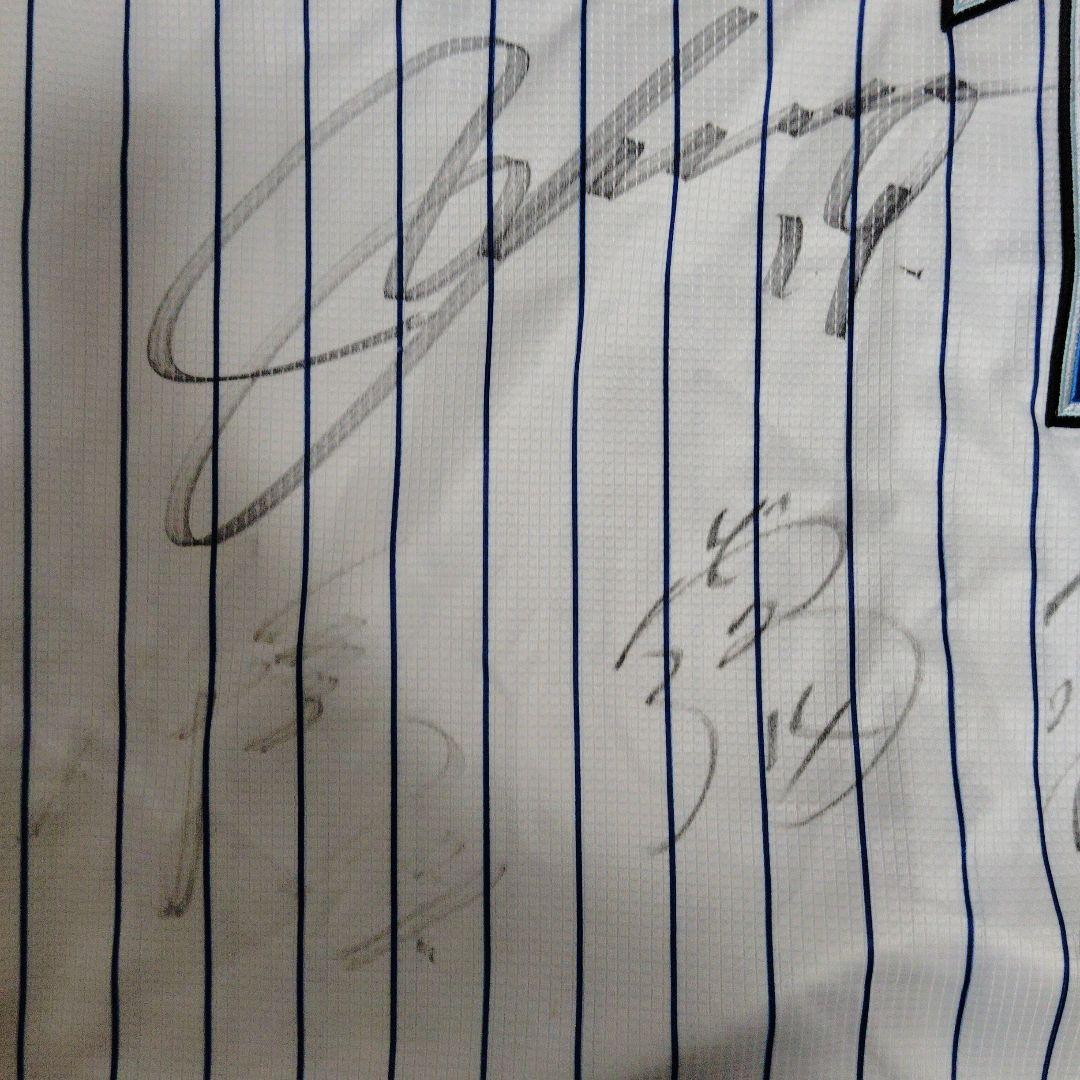 ア*様 横浜DeNAベイスターズ　直筆サイン寄書き　レプリカユニホーム　山崎　1