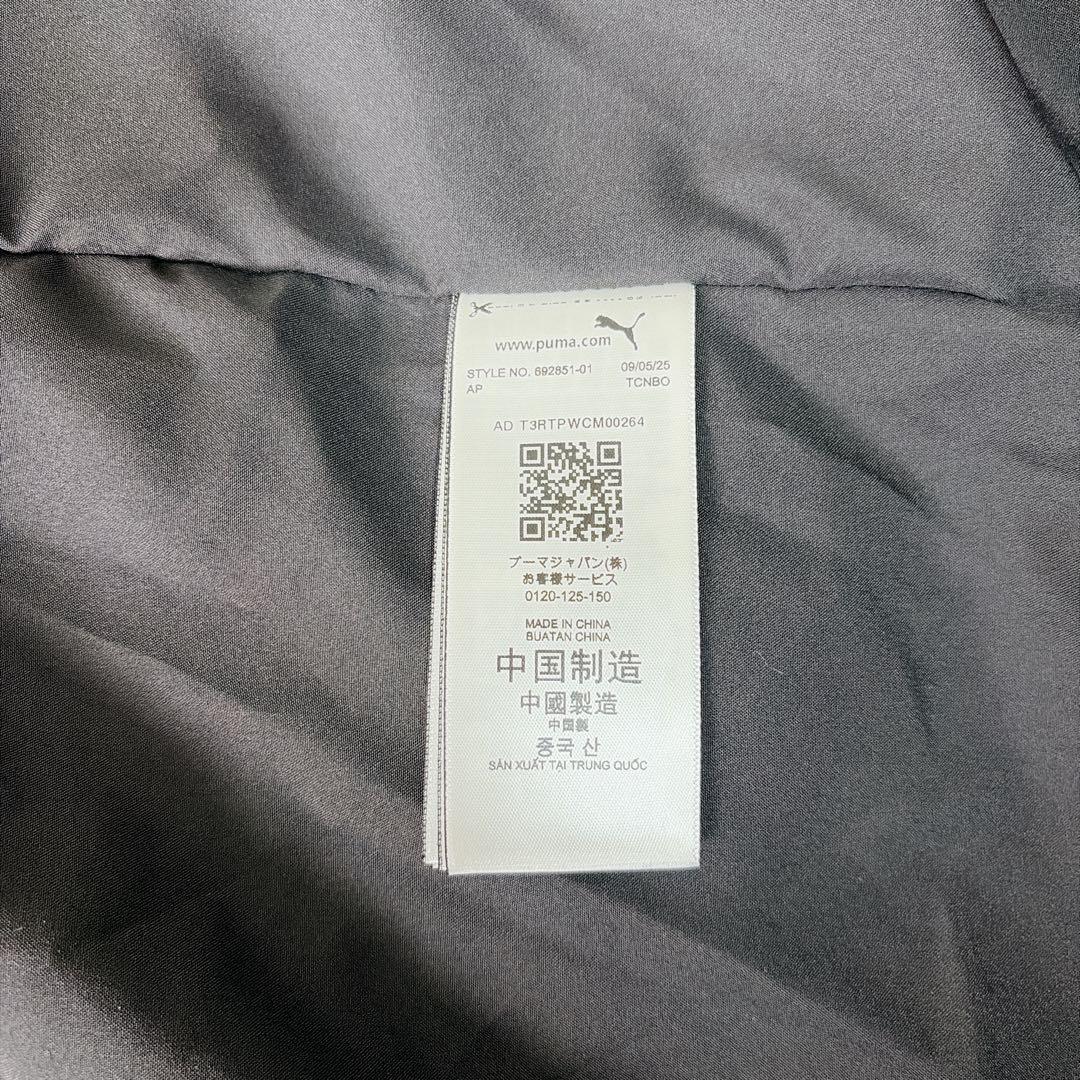 PUMA ロングダウンコート 2XL 黒 ダウン80% タグ付き　新品　未使用