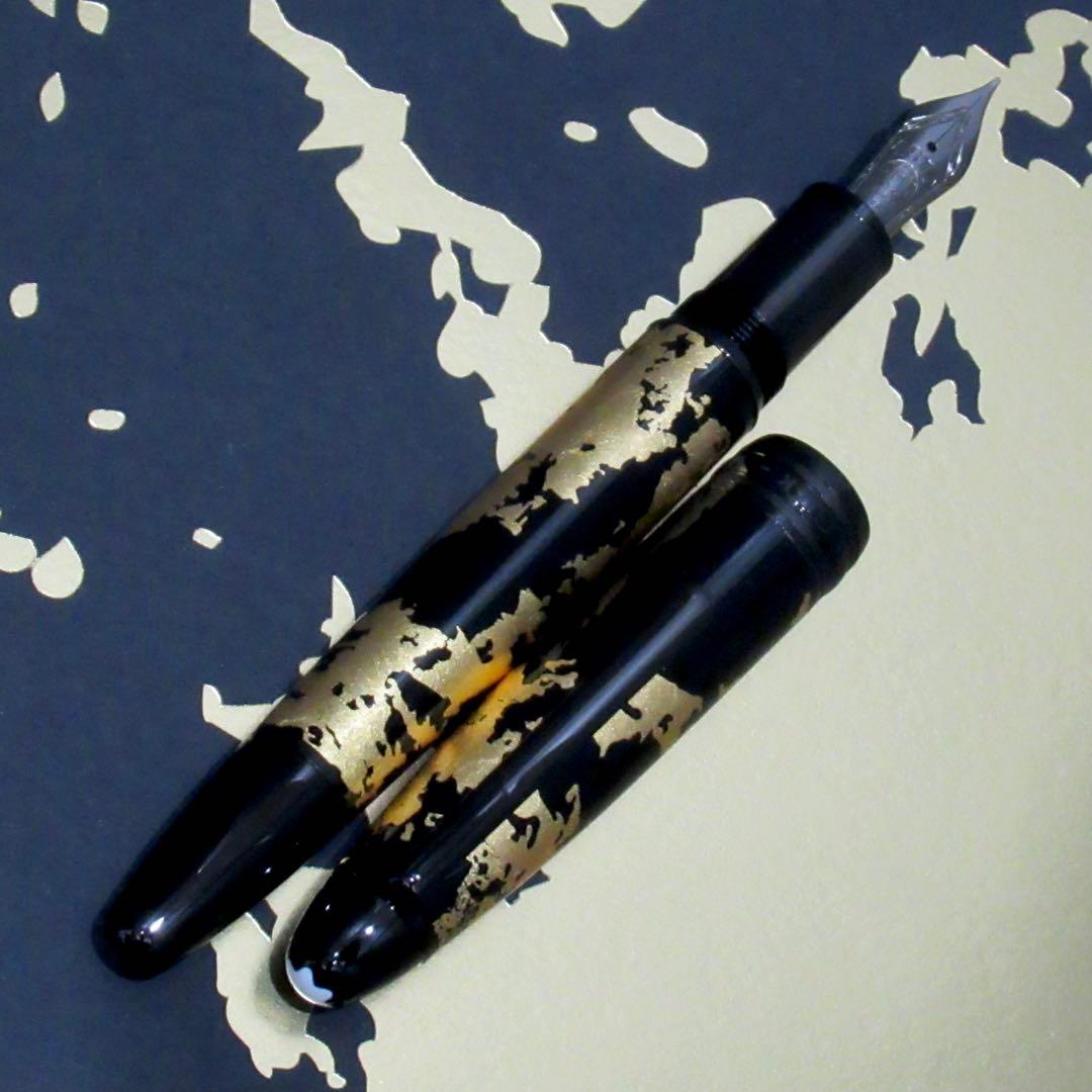 モンブラン 万年筆 146 カリグラフィー ゴールドリーフ 119687