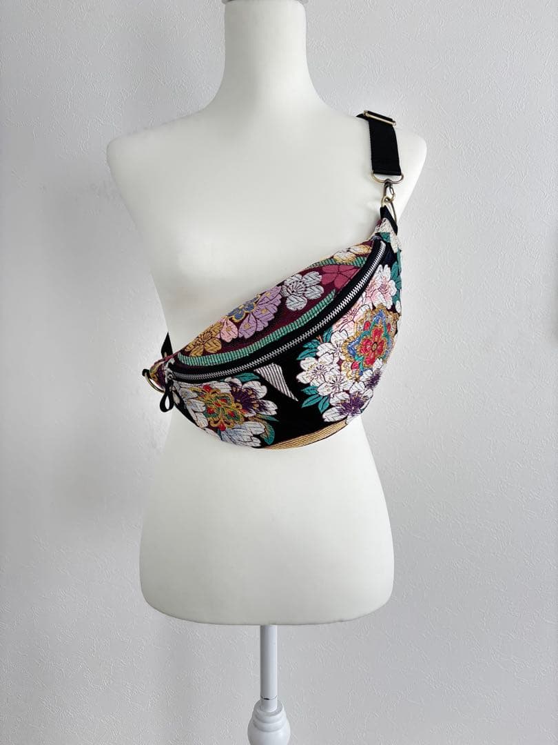 帯リメイク スリングバッグ｜ボディバッグ・クロスボディ｜一点物