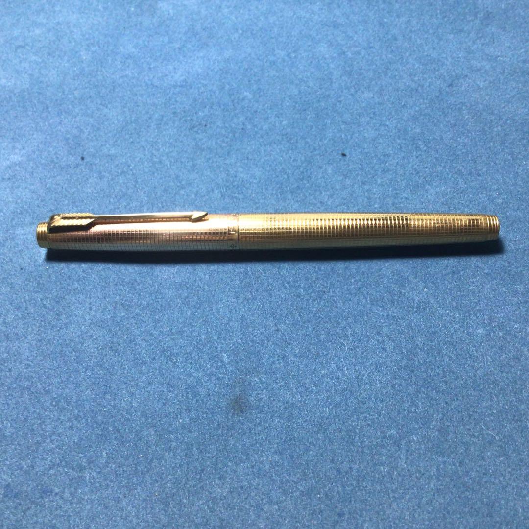 初期型パーカー75 万年筆　ゴールドシズレ14K張　０ポイント　F