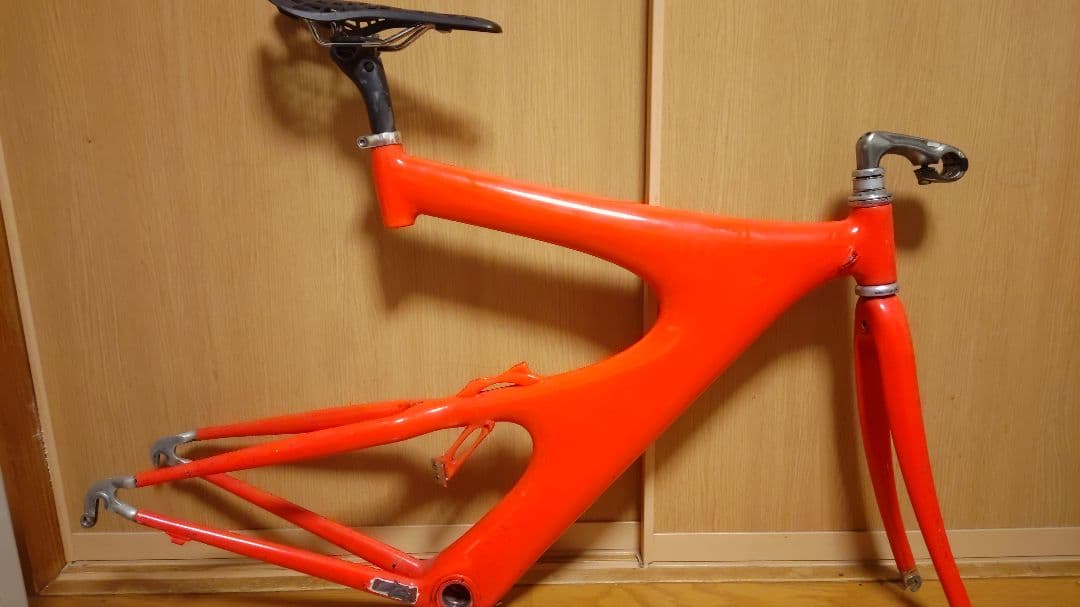 古いトレック トライアスロン フレーム TTバイク エアロ ロードバイク