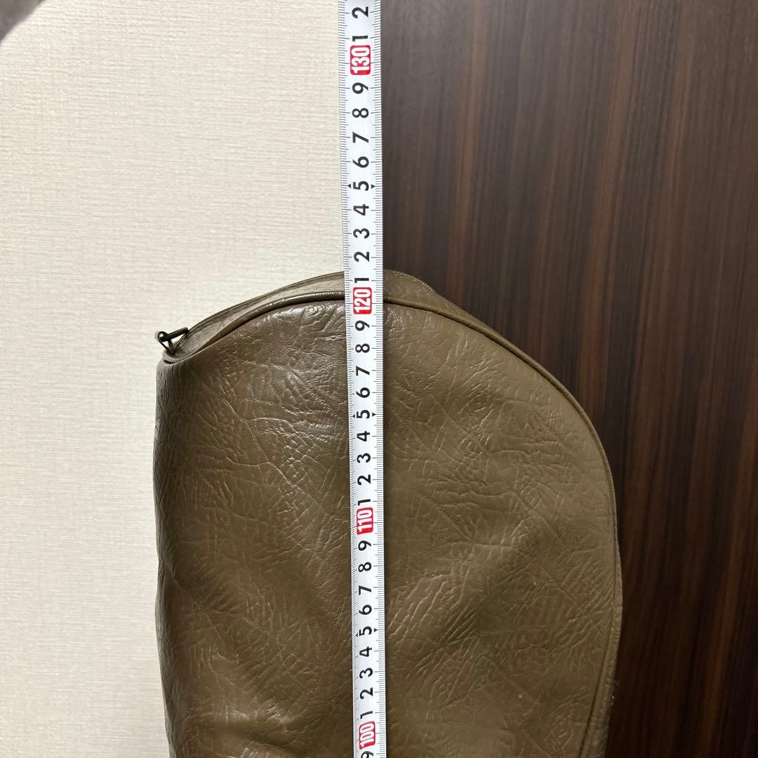 【希少品】廃番 WILLE WOOD ブラウン 合成皮革 ロングキャディバッグ