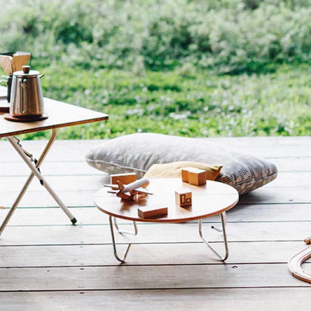 本日お値下げ【美品】廃盤 peak ワンアクション ちゃぶ台テーブル