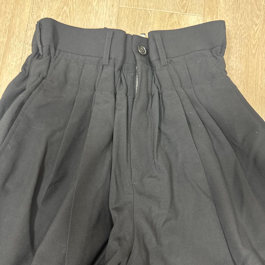 コムデギャルソン　ガウチョ　パンツ　黒　XS