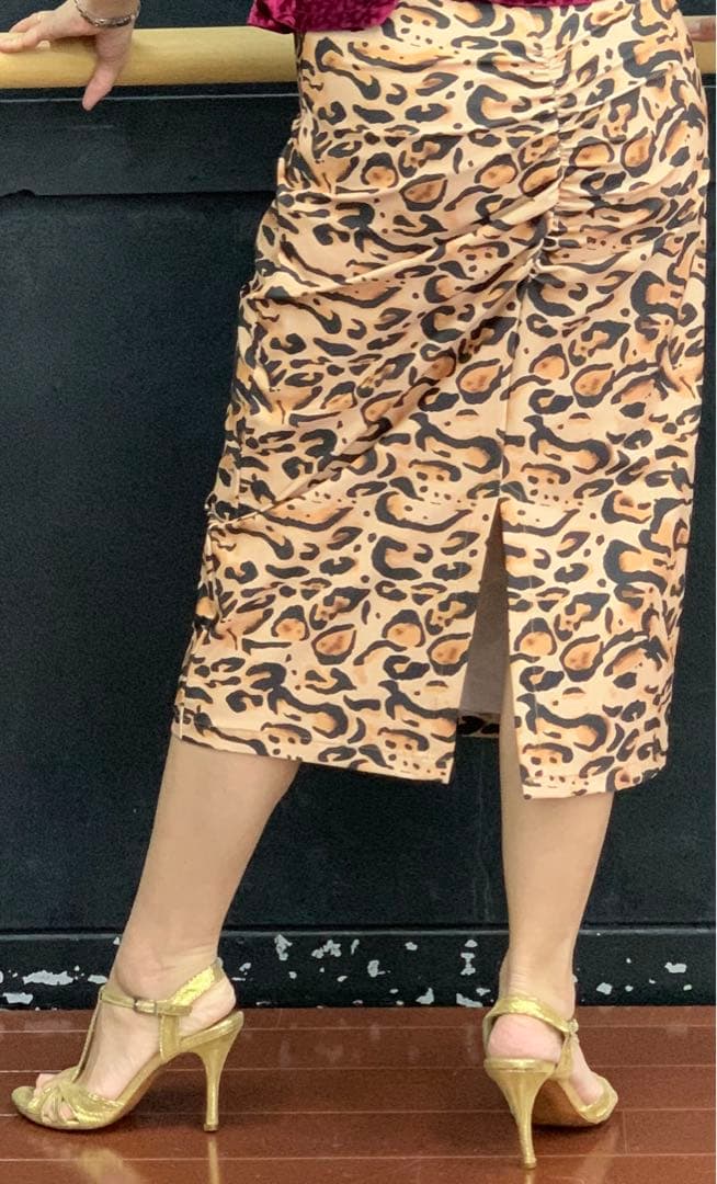 新品未使用★アルゼンチンタンゴ⭐︎豹柄スカートM