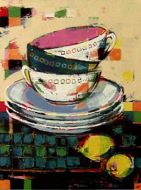 油絵 菅家令子 絵 絵画 インテリア uF6-060203 静物 果物