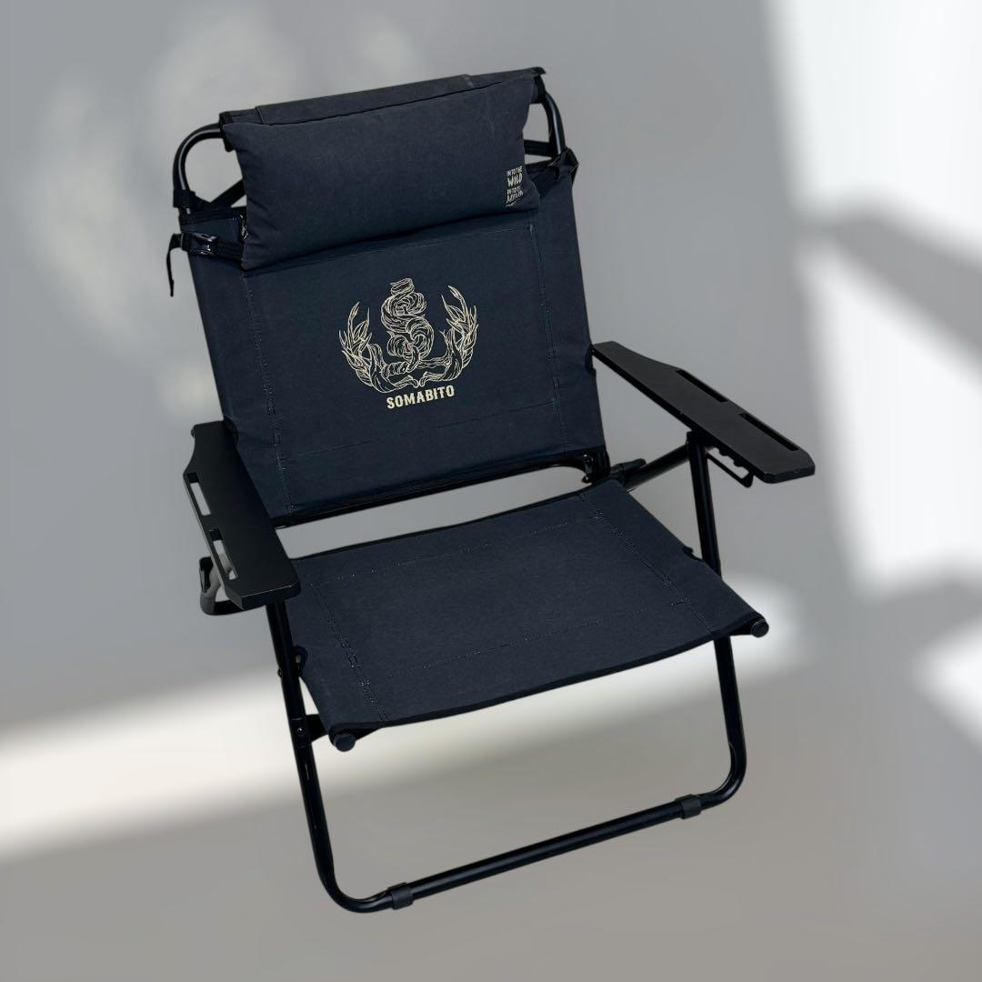 ソマビト ローバーチェア クッション付き ブラック