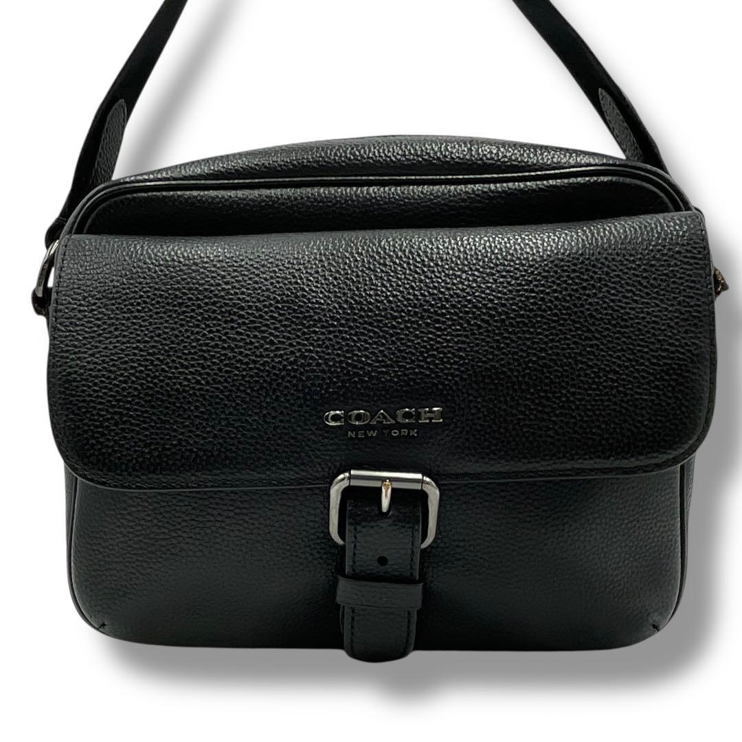 極美品✨COACH コーチ ハドソン クロスボディ ショルダーバッグ ブラック
